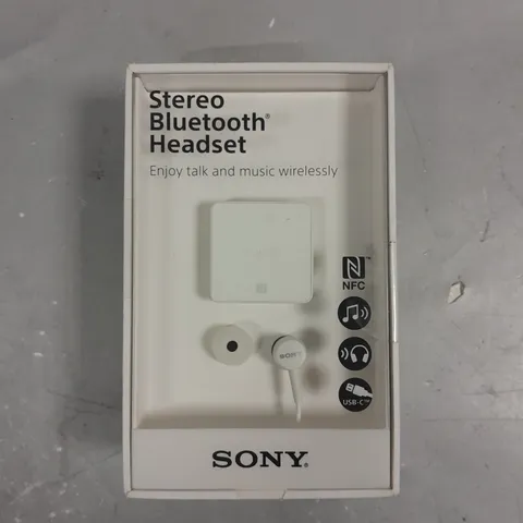 BOXED SONY STEREO BLUETOOTH HEADSET