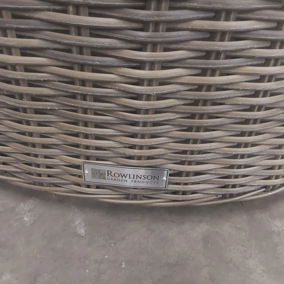 GARDEN RATTAN CHAIR WITH NO CUSHIONS