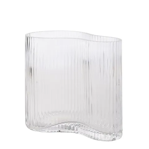 BOXED DELWIN GLASS TABLE VASE