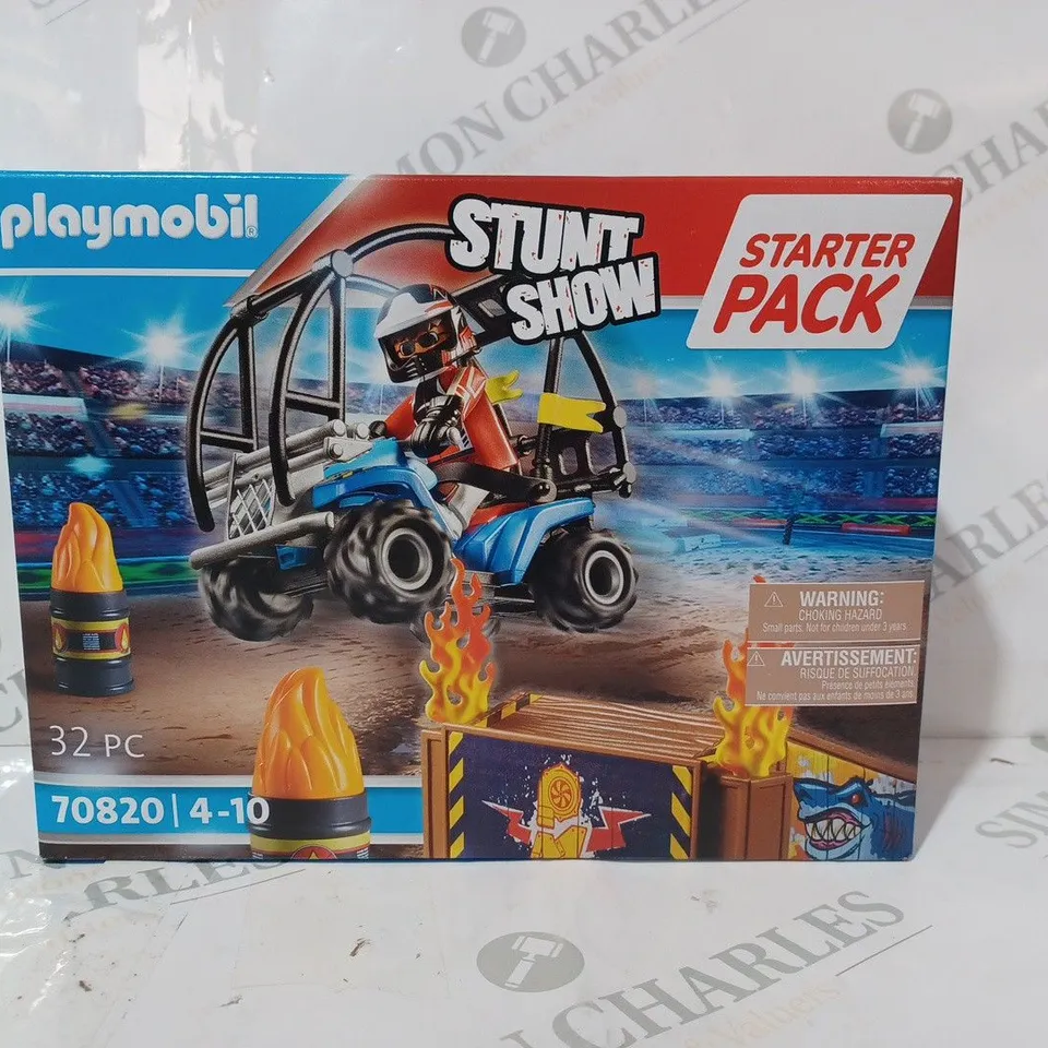 BOXED PLAYMOBIL 70820 STUNT SHOW STARTER PACK