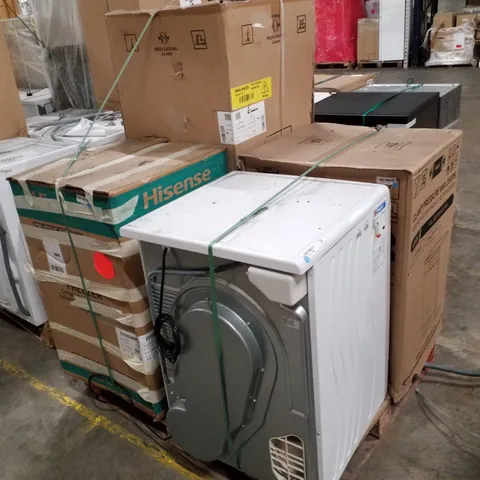 PALLET OF APPROXIMATELY 4 UNPROCESSED RAW RETURN WHITE GOODS TO INCLUDE