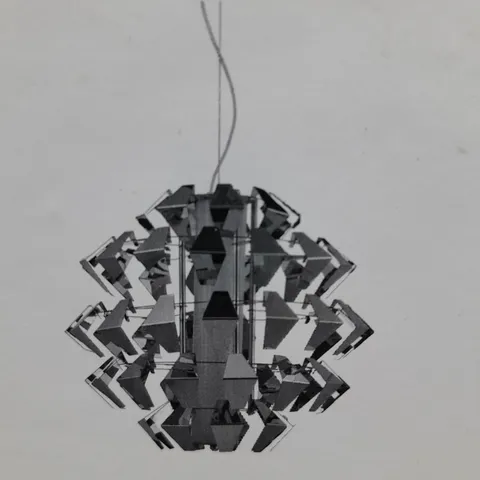 BRAND NEW BOXED DAR FALCON 1-LIGHT PENDANT SUSPENSION CHROME 35W LED FAL8650