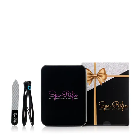 SPA-RIFIC NAIL CLIPPER SET WITH NANO ETCHED NAIL FILE