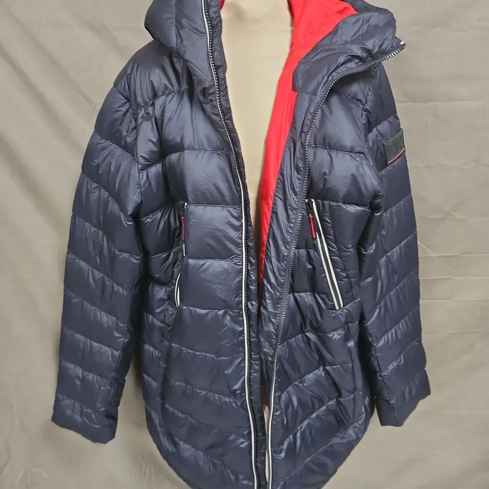 HELLY HANSEN RWB RIGGING DOWN PARKA IN NAVY SIZE M