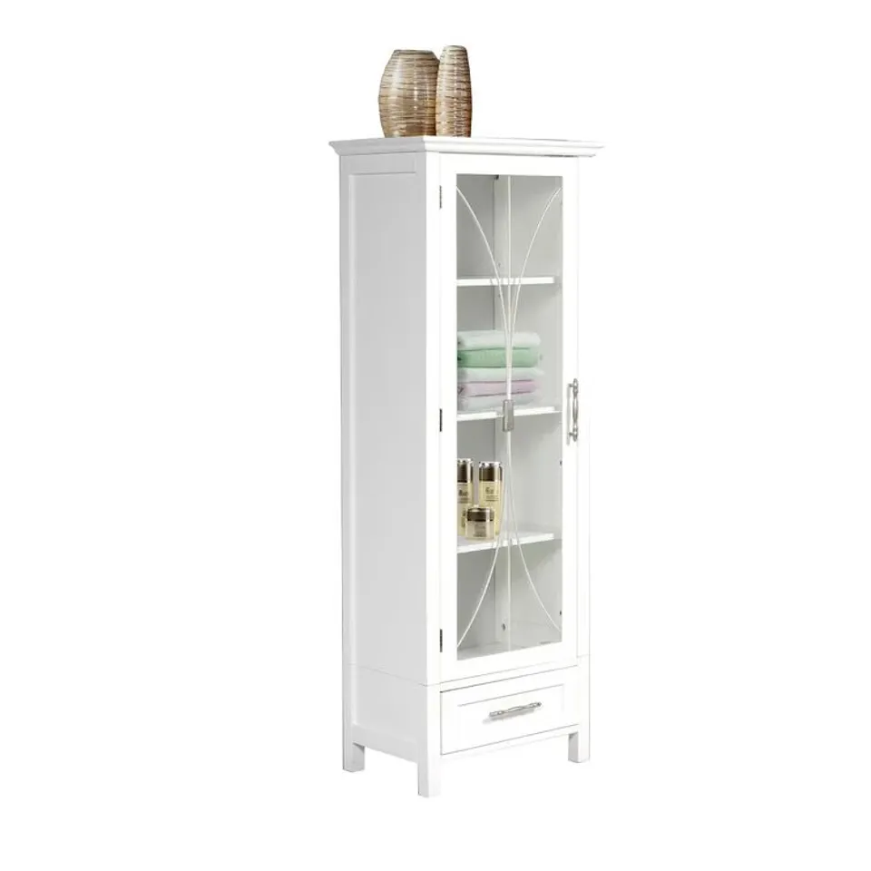 BOXED EMERY FREESTANDING LINEN CABINET (1 BOX)
