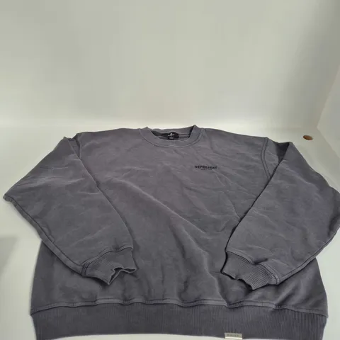 REPRESENT OWNERS CLUB PURPLE OVERSIZED JUMPER SIZE L