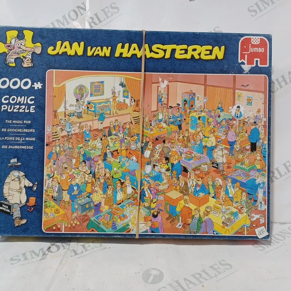 BOXED JUMBO JAN VAN HAASTEREN 1000 PIECE COMIC PUZZLE