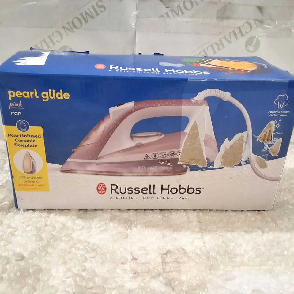 BOXED RUSSELL HOBBS PEARL GLIDE IRON
