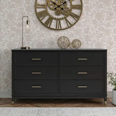BOXED COSMO LIVING BY COSMOPOLITAN WESTERLEIGH 6 DRAWER DRESSER (2 BOXES)