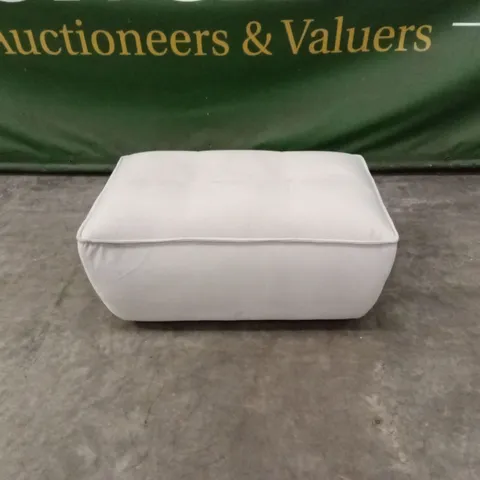 QUALITY DESIGNER ITALIAN MADE SEVILLE RECTANGULAR VELVET FOOTSTOOL
