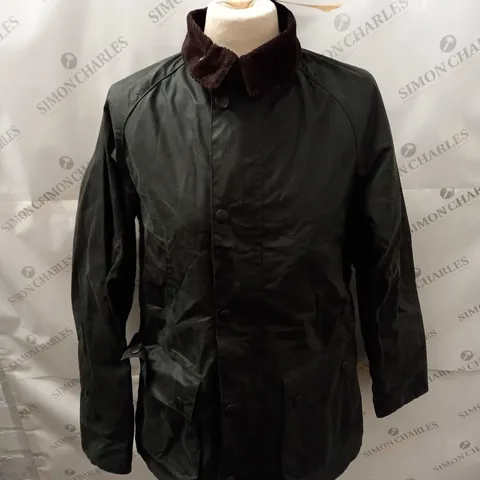 MENS BARBOUR SLIM BEDALE WAX JACKET SIZE L