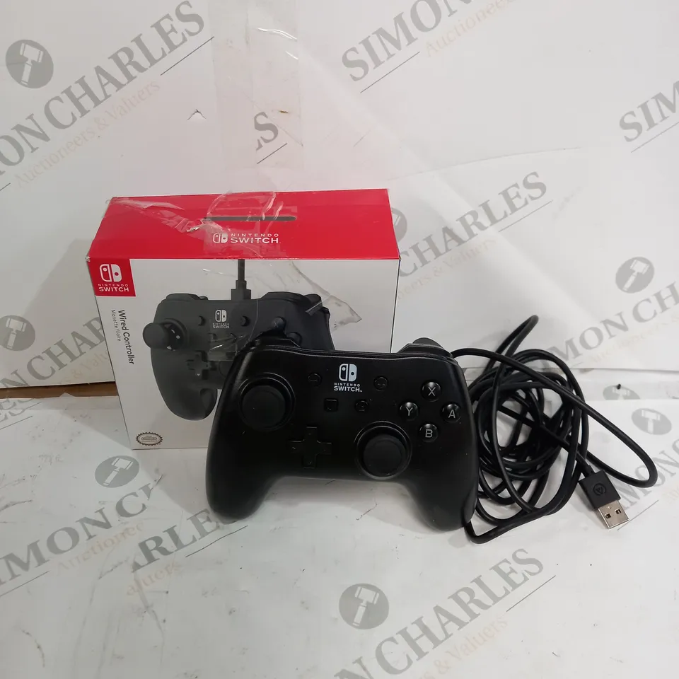NINTENDO SWITCH WIRED CONTROLLER IN BLACK