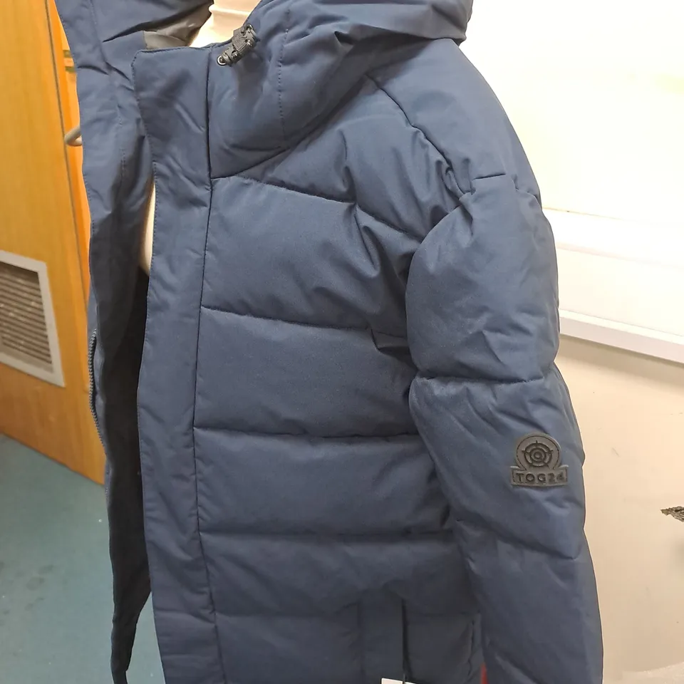 TOG24 BUBBLE COAT NAVY BLUE - SIZE MEDIUM