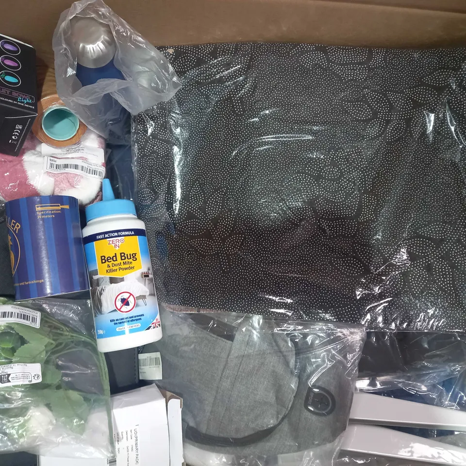 BOX OF APPROXIMATELY 15 ASSORTED HOUSEHOLD ITEMS TO INCLUDE TIMCO TIMBER CONSTRUCTION SCREWS, ULTRACURE DAMP-PROOF CREAM, HOTHANDS HAND WARMERS, ETC