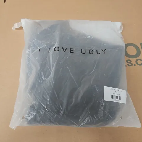 BAGGED I LOVE UGLY ALBY PLEATED SHORTS IN NAVY - SMALL