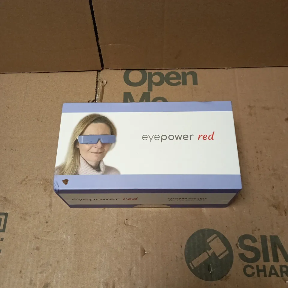 EYEPOWER RED VISION CARE DEVICE WITH PROTECTIVE CASE 