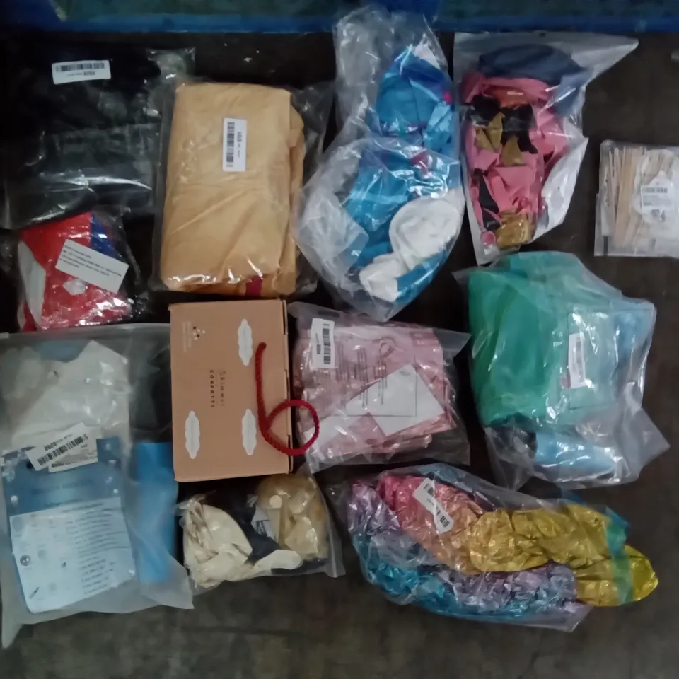PALLET OF APPROXIMATELY 25 BOXES OF BALLOONS AND PARTY ACCESSORIES 