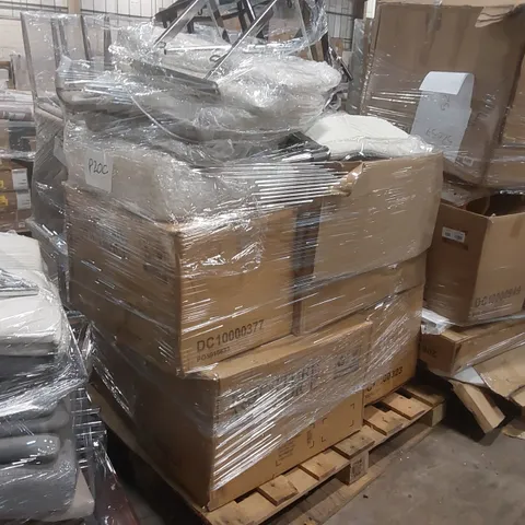 PALLET CONTAINING A LARGE QUANTITY OF DESIGNER FURNITURE PARTS