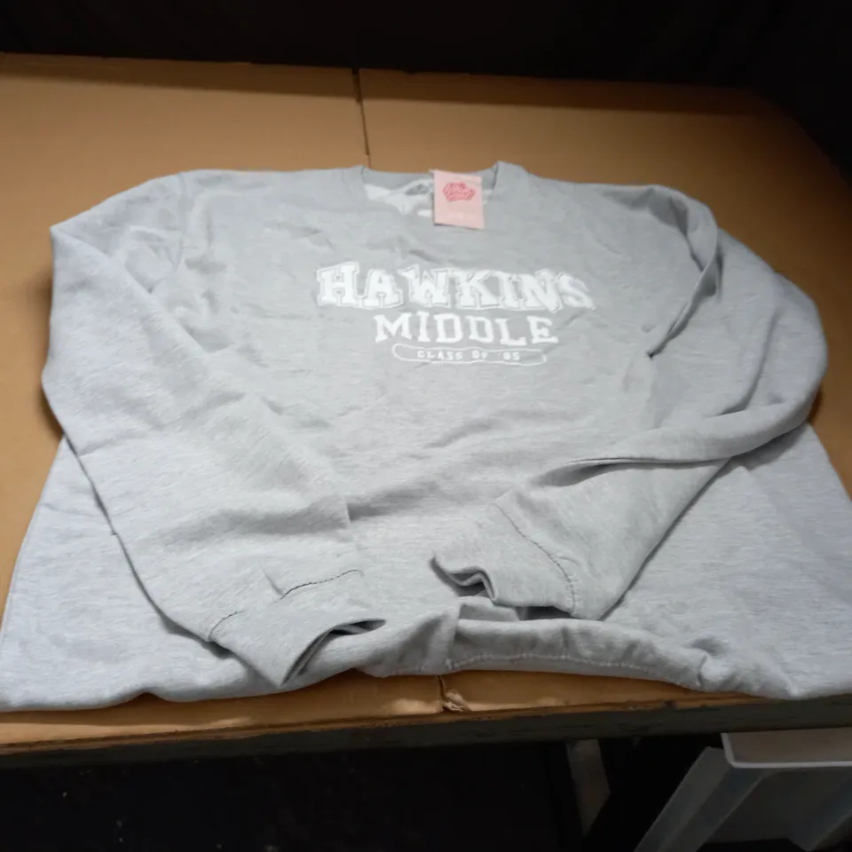 GREY HAWKINS MIDDLE CLASS OF 85 JUMPER SIZE 2 XL