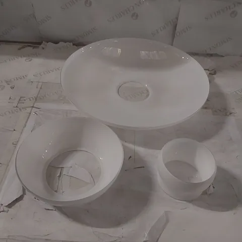 BOXED COMPLETE SET OF SCREEN LAMP SHADES FOR POUL HENNINGSEN PH 4.5/3.5 120021