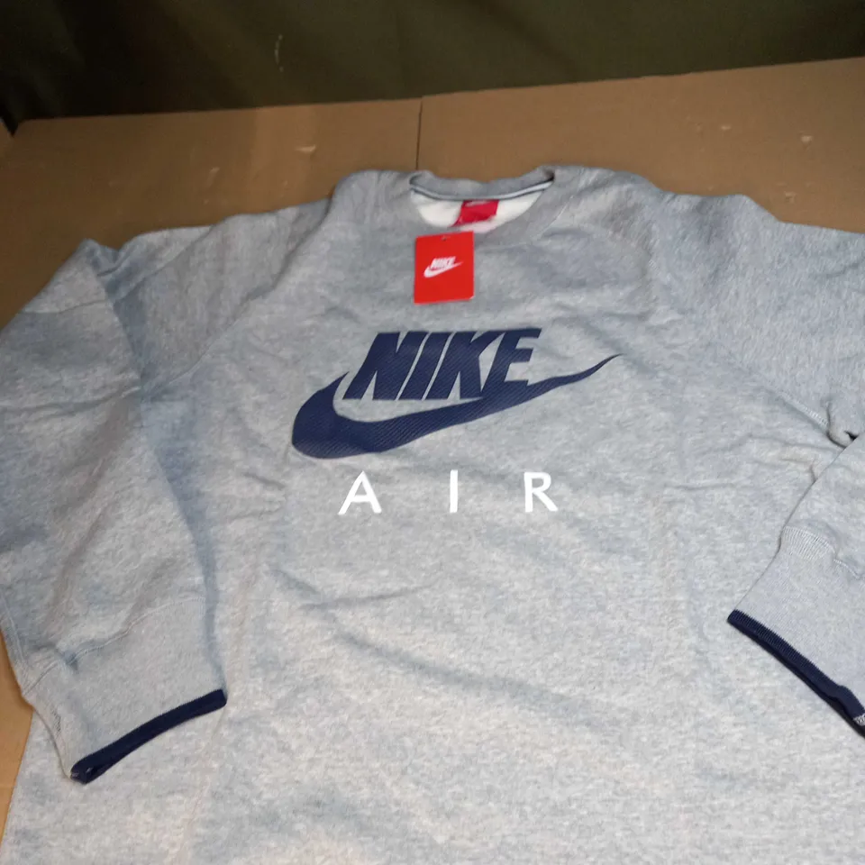 NIKE AIR GREY SWEATSHIRT SIZE XL