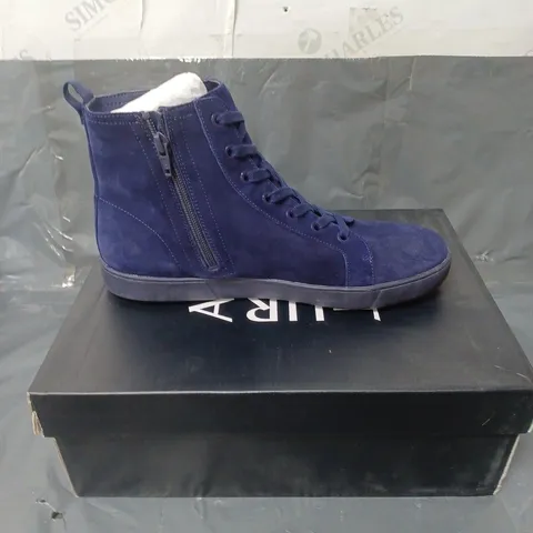 vionic suede ankle boots blue size 7