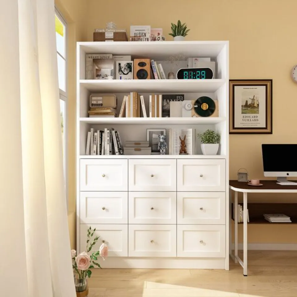 BOXED 180CM H × 120CM W STANDARD BOOKCASE (2 BOXES)