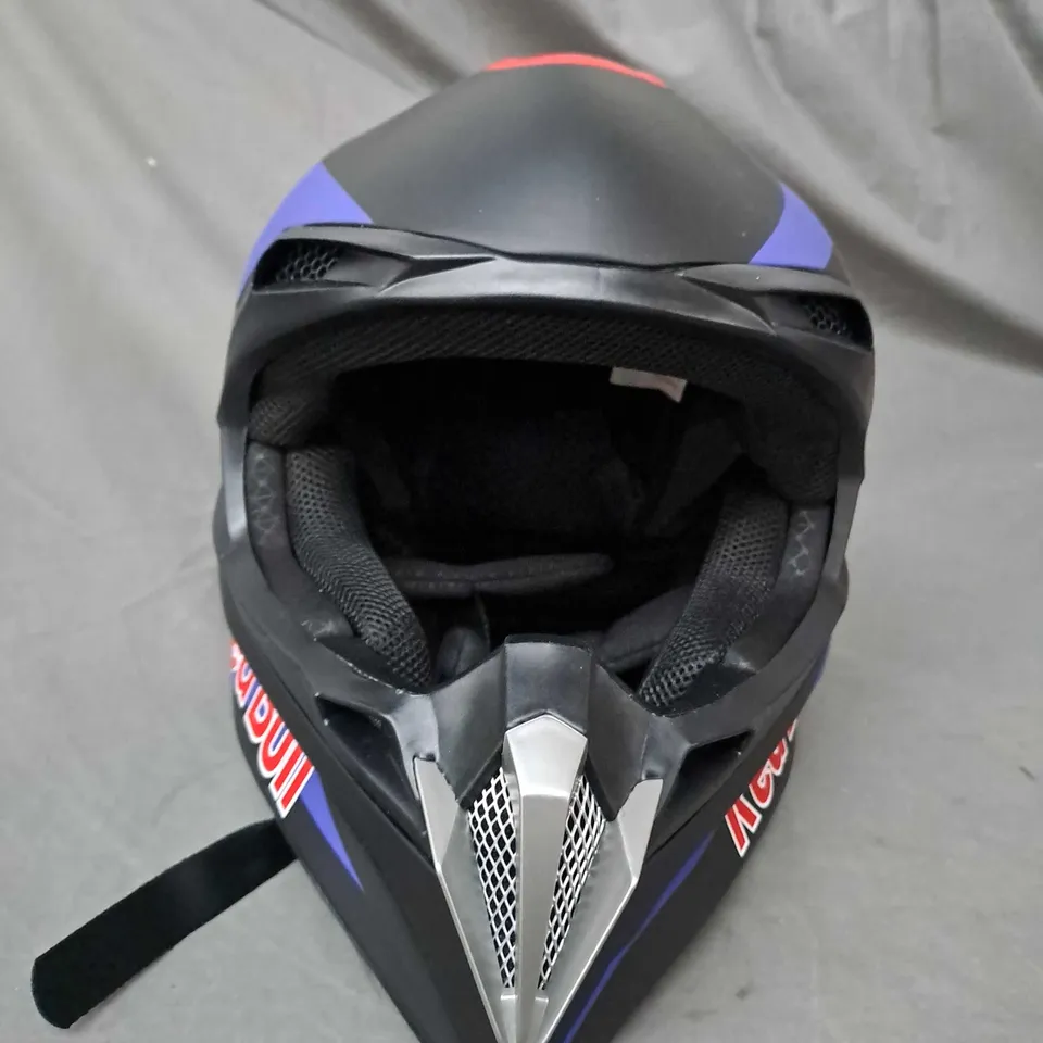 RED BULL DOT FMVSS 218 FULL FACE HELMET 