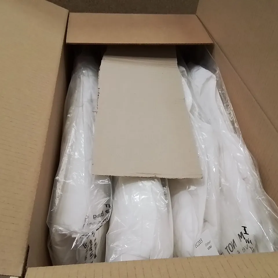 BOXED BRAND NEW APPROXIMATELY 5 SIMPLY BE QUILTED WHITE JACKET SIZE 24