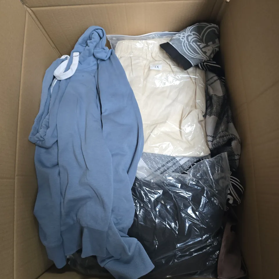 APPROXIMATELY 25 ASSORTED CLOTHING AND FASHION PRODUCTS IN VARIOUS STYLES AND SIZES - COLLECTION ONLY