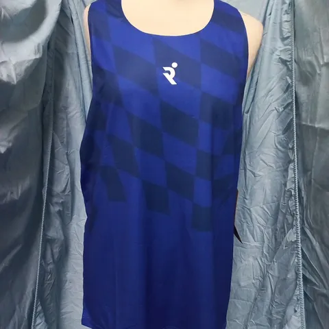 MEN'S RACE SINGLET – SIZE S, COLOUR COBALT (RUNNA BY STRAVA)