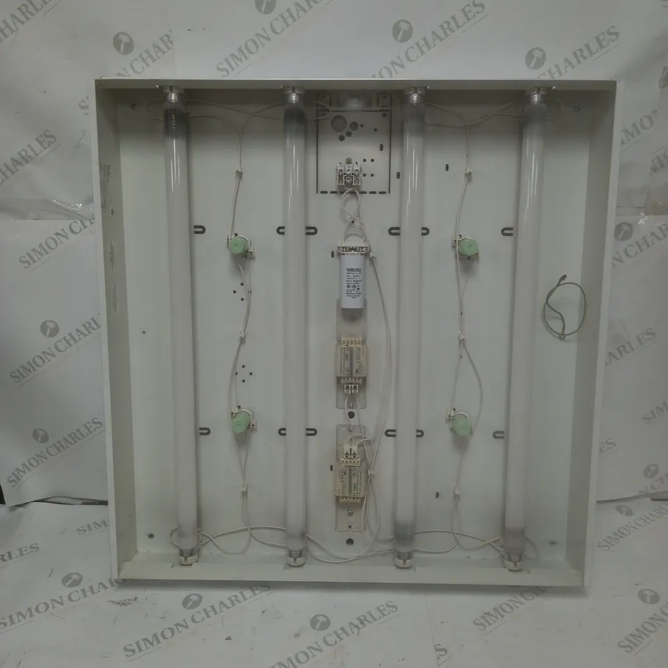 SET OF APPROX 10 DLS COMBI 600X600 4X18W LAY IN SWITCH START VS YOSSLOH SCHWABE LIGHT - COLLECTION ONLY