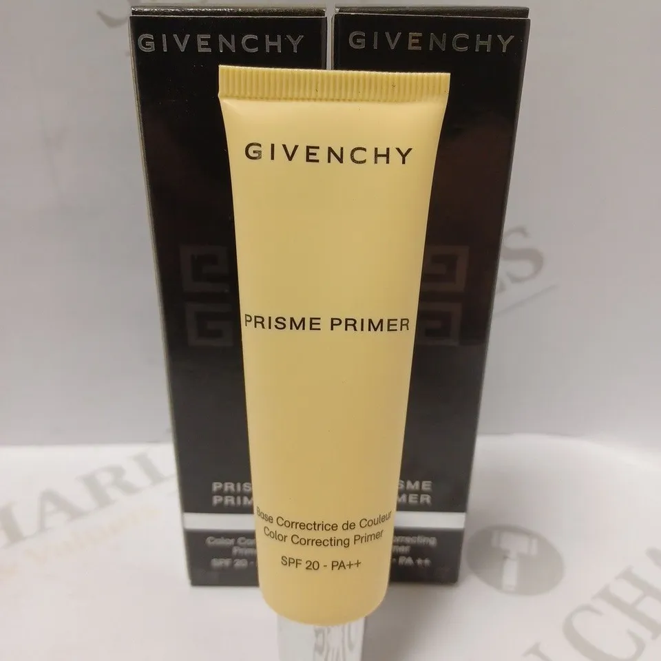 LOT OF 2 X 30ML GIVENCHY PRISME PRIMERS - 03 JAUNE