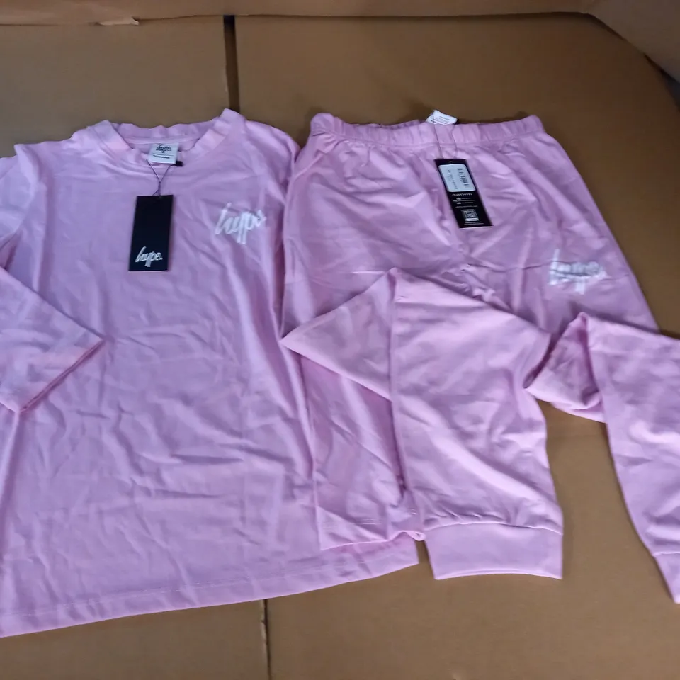 HYPE PINK PJ SET - 11/12 YRS