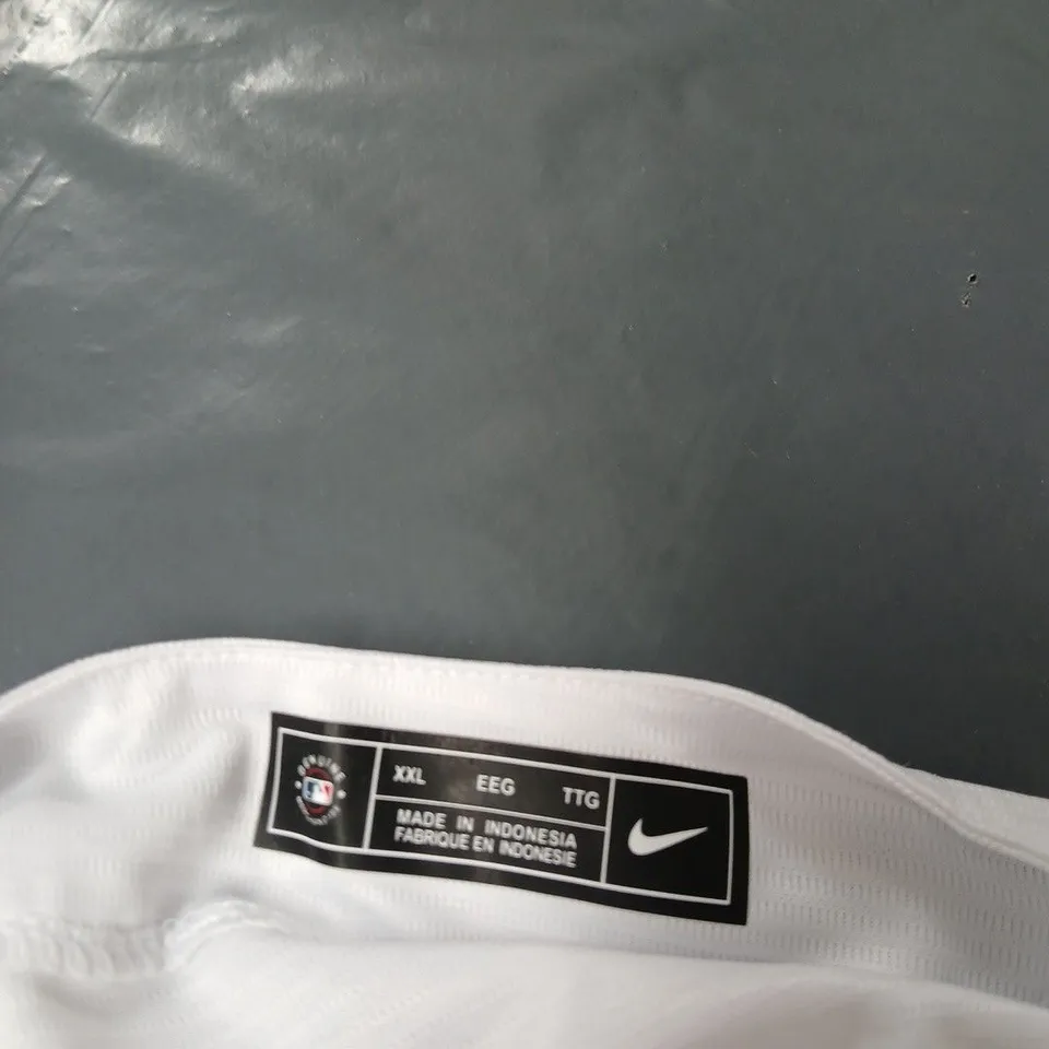 TORONTO BLUE JAYS MLB JERSEY – WHITE, BARGER 47, NIKE LICENSED (XXL)