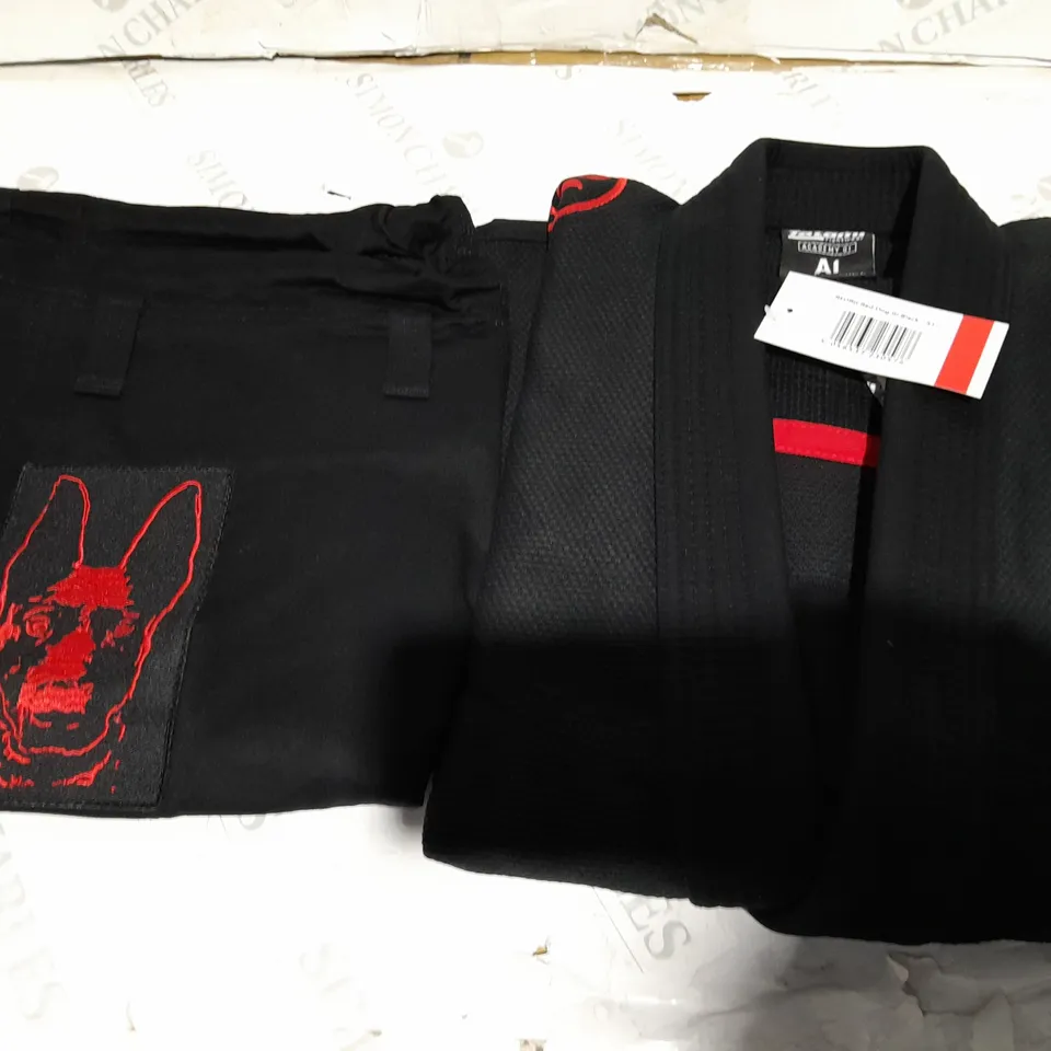 TATAMI REORG RED DOG GI IN BLACK- A1