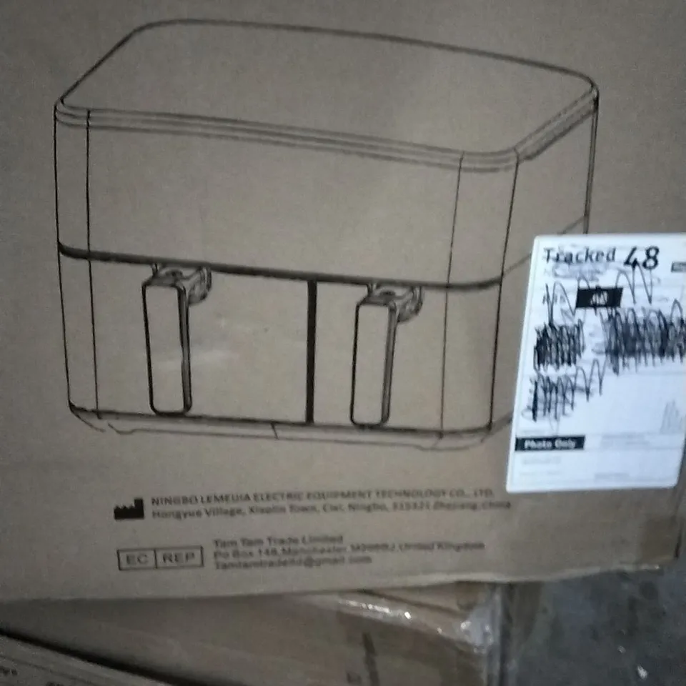 BOXED DOUBLE BASKET AIR FRYER 