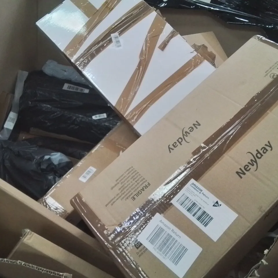 PALLET OF ASSORTED HOUSEHOLD GOODS AND PRODUCTS TO INCLUDE;RETRACTABLE SAFETY GATE,DOG GATE,LAPTOP BAG