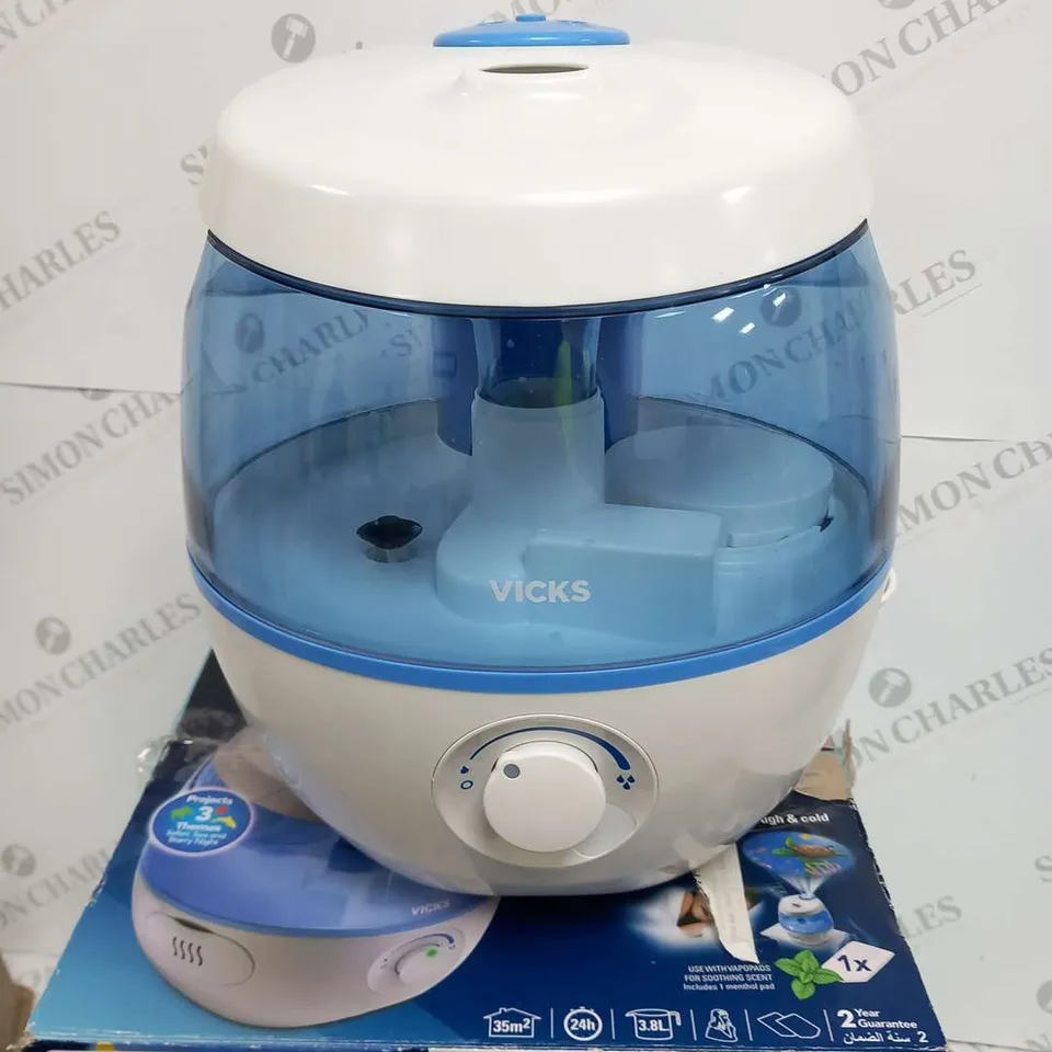 BOXED VICKS SWEET DREAMS COOLMIST HUMIDIFIER 