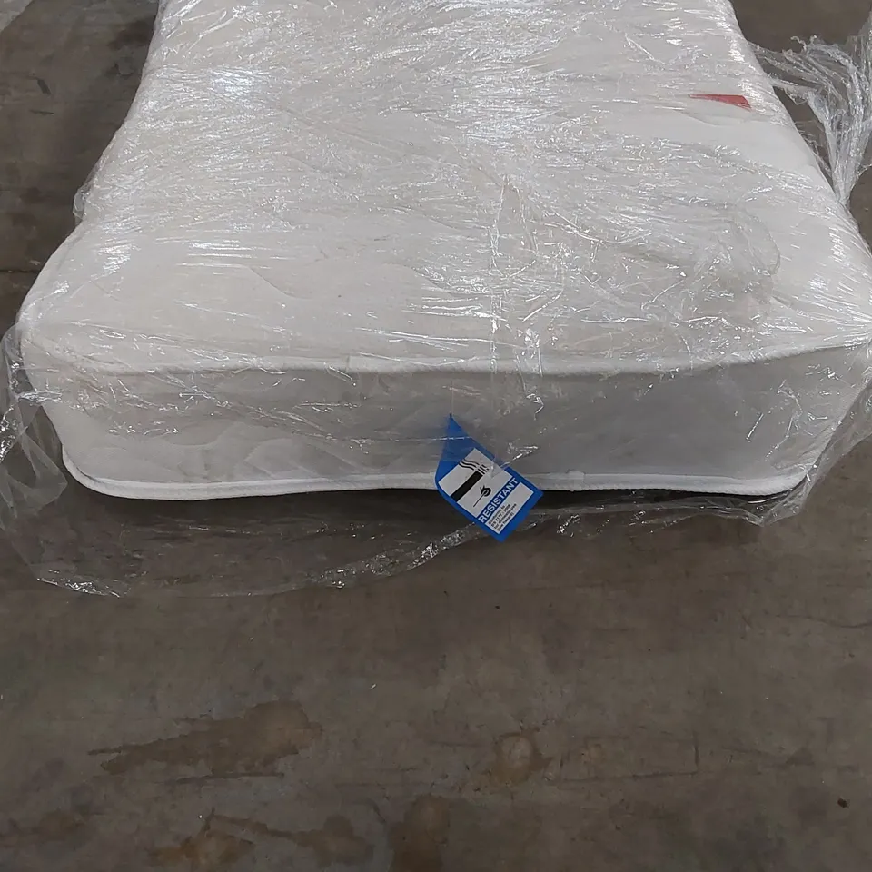 QUALITY BAGGED ROSEBORO 75CM SMALL SINGLE STARLIGHT OPEN COIL MATTRESS 