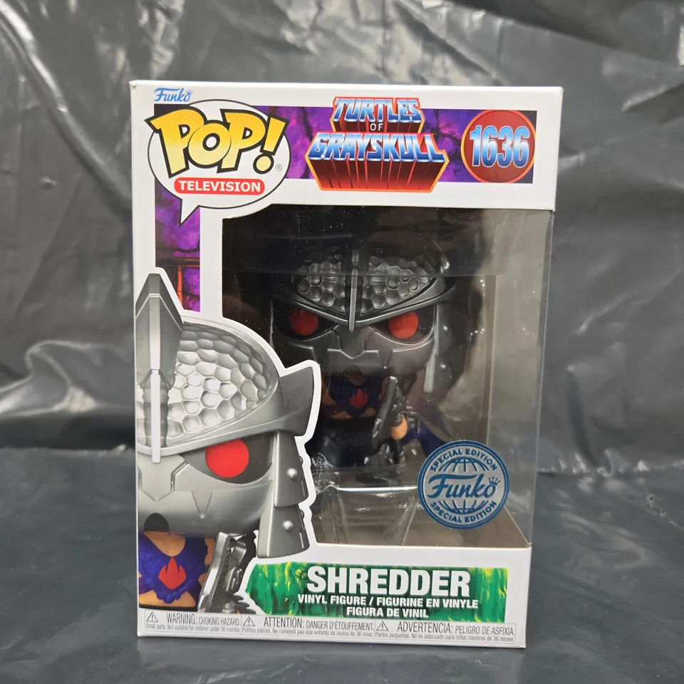 POP! TELEVISION - TURTLES OF GRAYSHULL - SHREDDER VINYL FIGURE - 1636