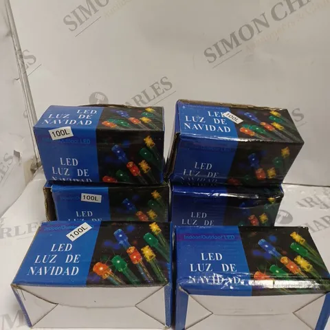 BOX OF APPROXIMATELY 70 LEZ LUD DE NAVIDAD LED LIGHTS 