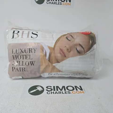 BHS LUXURY HOTEL PILLOW PAIR