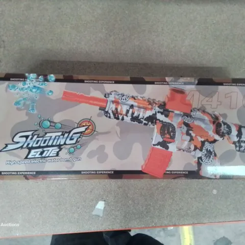 BOXED SHOOTING ELITE HIGH SPEED RAPID FIRE ELECTRIC WATER BOMB GUN