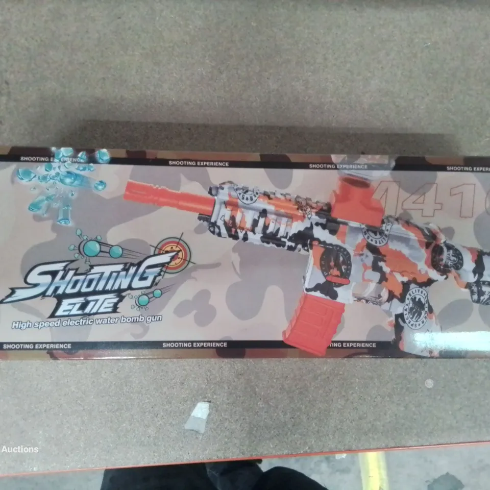 BOXED SHOOTING ELITE HIGH SPEED RAPID FIRE ELECTRIC WATER BOMB GUN