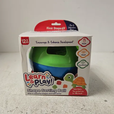 LEARN & PLAY SHAPE SORTING BALL – BABY/TODDLER TOY