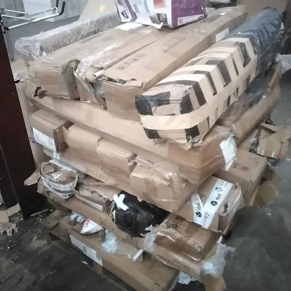 PALLET OF ASSORTED NEO PRODUCTS WHICH INCLUDE; TUBE TENTS, TOWER FANS ETC