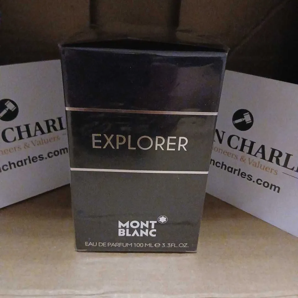 BOXED AND SEALED MONT BLANC EXPLORER EAU DE PARFUM 100ML