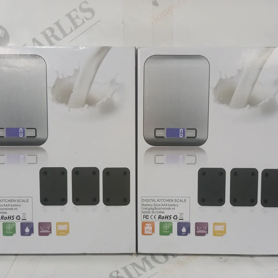 SET OF 2 BOXED UNBRANDED KITCHEN SCALES