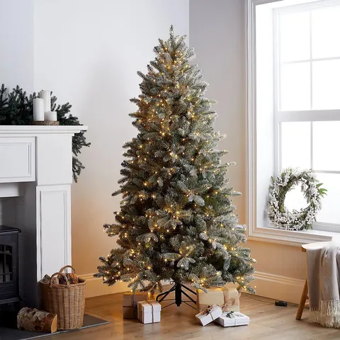JM BY JULIEN MACDONALD SPARKLING FRAISER CHRISTMAS TREE 7FT - COLLECTION ONLY